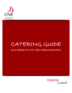 catering guide