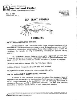 May 3, 1994 - Louisiana Fisheries