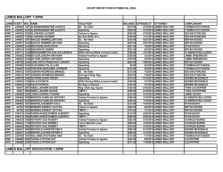 court docket for october 26, 2016 james mallory