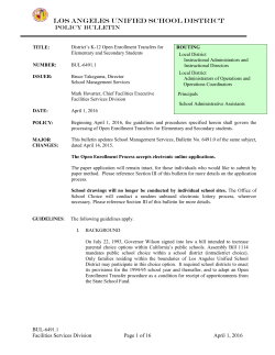 los angeles unified school district