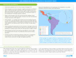Child marriage has negative effects on adolescents` health