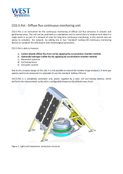 CO2-S-Pot - Diffuse flux continuous monitoring unit