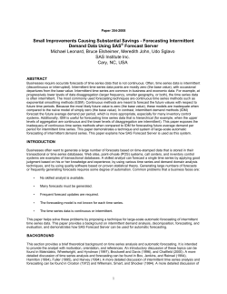 Small Improvements Causing Substantial Savings