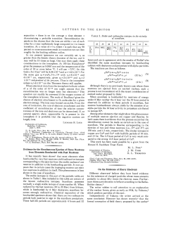 On the Existence of Heavy Electrons