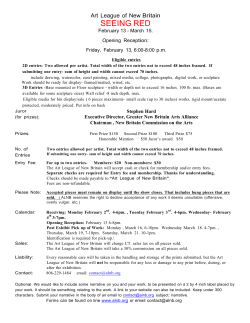 seeing red - Art League of New Britain