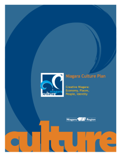 The Niagara Region Culture Plan