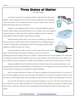 Three States of Matter