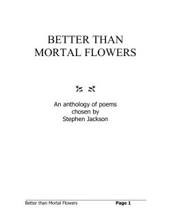 better than mortal flowers