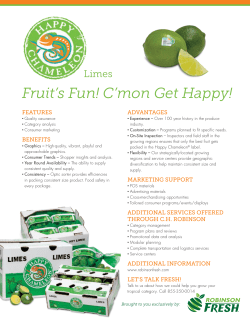 Limes - Robinson Fresh