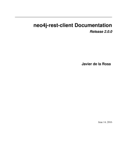 neo4j-rest-client Documentation