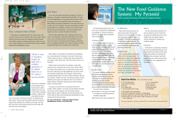 The New Food Guidance System: My Pyramid