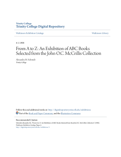 From A to Z: An Exhibition of ABC Books Selected from the John OC