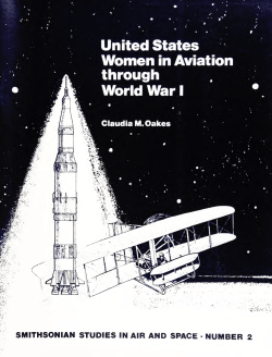 United States Women in Aviation through World War I