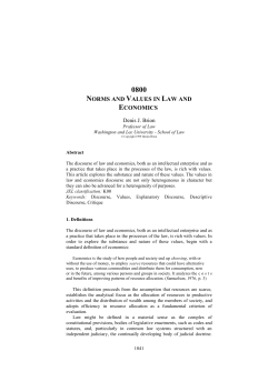 0800 Norms And Values In Law And Economics