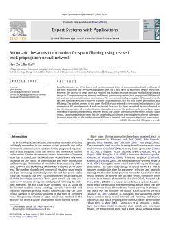 Automatic thesaurus construction for spam