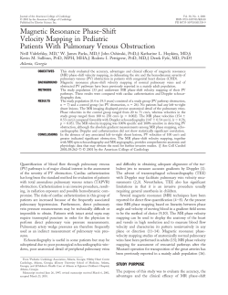 Magnetic resonance phase-shift velocity mapping in