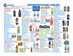 BRAND/PACKAGE LINE-UP