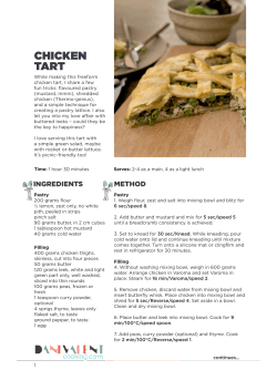 CHICKEN TART - danivalentcooking.com