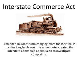 Interstate Commerce Act