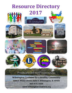 Adoption/Foster Care - Wilmington Coalition for a Healthy Community