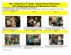 5th Grade Movement and Science