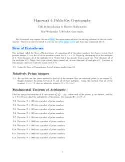 Homework 4: Public Key Cryptography
