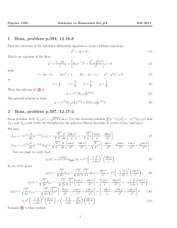 1 Boas, problem p.594, 12.16-8 2 Boas, problem p.597