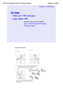 2016-10-18 Absolute Value Functions.notebook