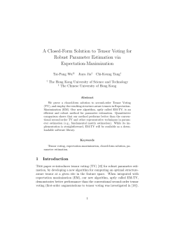 A Closed-Form Solution to Tensor Voting for Robust Parameter