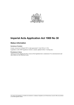 Imperial Acts Application Act 1969