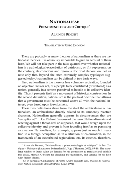 nationalism - The Occidental Quarterly