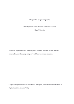 Chapter Brysbaert et al. - crr