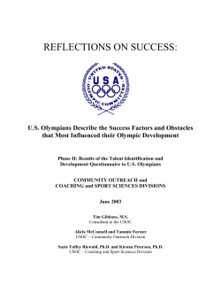 Reflections on Success