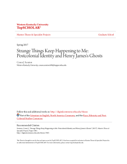 Strange Things Keep Happening to Me - TopSCHOLAR