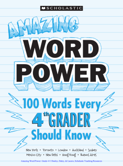 WORD POWER - Teacher Direct