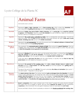 Animal Farm - 5cmaturite