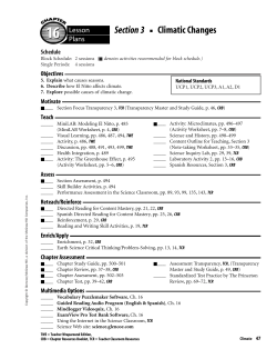 16.3 - Climatic Changes