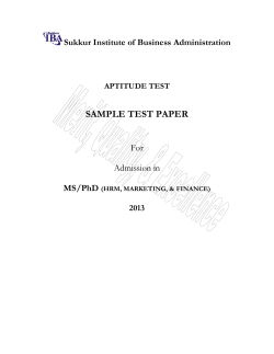 Sukkur Institute of Business Administration