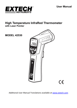 High Temperature InfraRed Thermometer