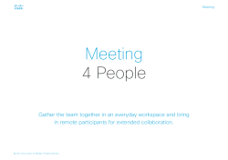 Meeting 4 People - Project Workplace