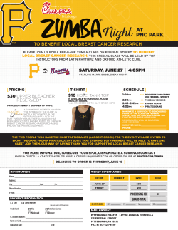 AT PNC PARK - A Glimmer of Hope Foundation