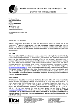 World Association of Zoos and Aquariums (WAZA)