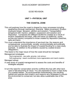 Coastal Zone - Giles Academy