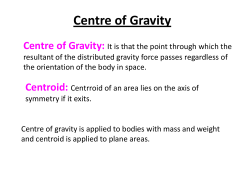 Centre of Gravity