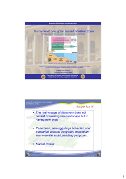 International Law of the Sea and Maritime Zones