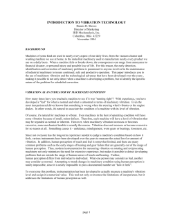 introduction to vibration technology