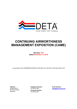 CONTINUING AIRWORTHINESS MANAGEMENT EXPOSITION