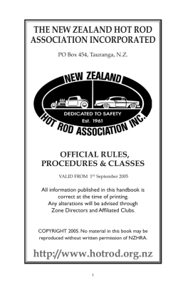 http://www.hotrod.org.nz - New Zealand Hot Rod Association