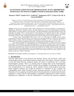 AN INVESTIGATION OF ELECTROMAGNETIC WAVE