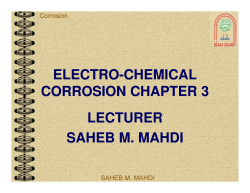 electro-chemical chemical corrosion chapter corrosion chapter 3
